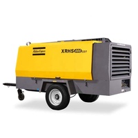 Compresseur d'air mobile Atlas Copco XRHS 666 CD7 d'origine, 666 Cfm, 20 bars, diesel, compresseur à vis portable pour forage de puits profonds