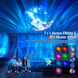 Proyector de Estrellas, Lámpara LED de Techo con Nebulosa Estrellada, Proyector Espacial, Luz Nocturna de Galaxia para Dormitorio, Decoración del Hogar, Regalo para Niños - Product Image 2