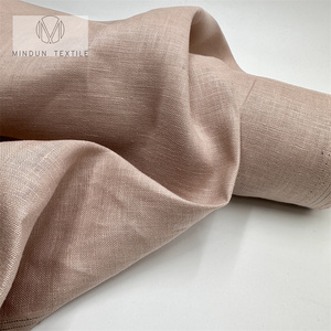 Mindun OEKO-TEX En Gros Par Rouleaux Personnalisé Épais Blanc Naturel 100% pur <span class=keywords><strong>Lin</strong></span> Tissus Rideaux <span class=keywords><strong>Tissu</strong></span> null - Product Image 4