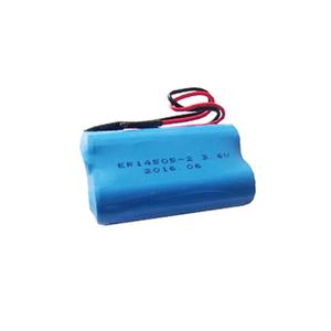Paquete de batería de litio Lisocl2 2ER14505 4800mAh 4400mAh 5400mAh 3,6 mAh V con conector para medidor de calor de agua inteligente - Product Image 2