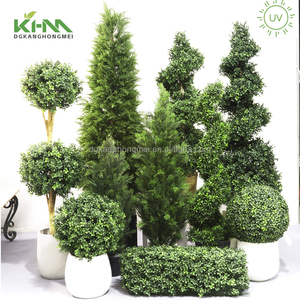 Plante de Thuja Cyprès Artificiel Résistant aux UV Cèdre Topiaire Plastique Faux Jardin Paysage pour la Décoration Intérieure Salon Extérieur - Product Image 5