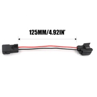 Adaptateur de faisceau d'injecteur de carburant EV1-EV6 2 broches 12V, assemblage de câblage automobile en cuivre, câbles de connecteur d'injecteur USCAR EV6 EV1