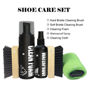 Kit Personalizado de 5 Piezas para el Cuidado del Calzado con Logo de Marca, <span class=keywords><strong>Limpiador</strong></span> para Quitar Manchas de <span class=keywords><strong>Zapatos</strong></span> y Zapatillas Deportivas, para Calzado de Cuero y Gamuza - Product Image 3