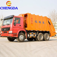 Camion compacteur de déchets Sinotruk 430 ch 6x4, 3 essieux, Euro 1 Diesel, 30 m3, pour la collecte des ordures, poids lourd
