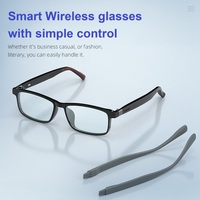 Lunettes Intelligentes IA Sans Fil pour Appels Mains Libres, Échange Rapide des Branches, Lecteur de Musique, Commande Vocale, Ergonomiques pour Bureau et Conduite