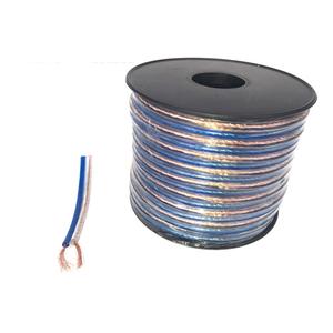 Mavi renk 2 çekirdekli ses <span class=keywords><strong>Stereo</strong></span> paralel kablo 8AWG 12AWG 14AWG temizle hoparlör kablosu - Product Image 3