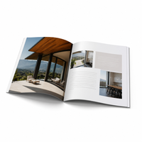 Impression de brochures et catalogues sur mesure, profil d'entreprise, vente en gros, papier mat brillant laminé, revêtement UV, couleur pleine, fabrication en usine
