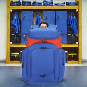 กระเป๋าเป้กีฬากันน้ำแฟชั่น พร้อมซิปปิด สำหรับใช้ได้ทั้งชายและหญิง  กระเป๋านักเรียนสำหรับใส่บาสเก็ตบอลและฟุตบอล มีช่องใส่ลูกบอล - Product Image 3