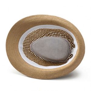 Chapeaux Panama pour Hommes en Gros en Stock – Chapeaux de Plage Respirants et Creux en Paille pour Hommes - Product Image 6