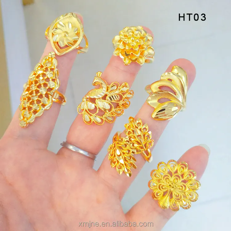 Simple designs jewellery men rings for men, gold rings jewelry women, 24K saudi arabia adjustment wedding ring