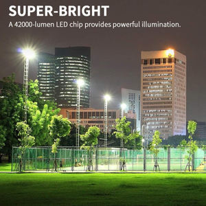 Luz de inundación LED con sensor de fotocélula <span class=keywords><strong>del</strong></span> anochecer al amanecer Lámpara de mástil alto para estadio Accesorio de iluminación de mástil alto de grado comercial - Product Image 2