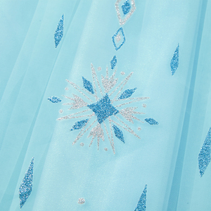 Costume de princesse de Noël pour filles, film télévisé La <span class=keywords><strong>Reine</strong></span> <span class=keywords><strong>des</strong></span> <span class=keywords><strong>neiges</strong></span>, cosplay, paillettes, polyester, manches longues, fée, enfants, bébé, fête, prix bas - Product Image 5