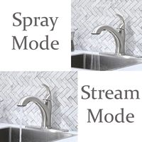 Robinet de lavabo à barre à trou unique en nickel brossé, robinet de cuisine moderne pour petite cuisine, camping-car, salle de bain extérieure, utilitaire