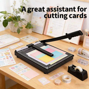 Резак для бумаги формата А4, стальная основа, усиленный, с замком безопасности, полностью собранный, 12 дюймов, для офиса, дома, школы, рукоделия - Product Image 1