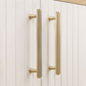 Knurled xử lý rắn brass tủ bếp <span class=keywords><strong>Knob</strong></span> và kéo đồ nội thất Closet xử lý Đồng Nội phần cứng xử lý - Product Image 3