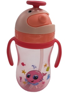 Tasse créative pour enfants, 1 pièce, style, couverture créative avec poignée, paille, gobelet d'apprentissage, tasse à boire, sans BPA, cadeau <span class=keywords><strong>gratuit</strong></span>, nouveau - Product Image 1