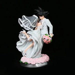 2024 OEM personnalisé PVC résine jouets haute qualité Action & Toy 33cm <span class=keywords><strong>Chichi</strong></span> mariage Ver scène de mariage figurines d'anime DBZ Son <span class=keywords><strong>Goku</strong></span> - Product Image 2