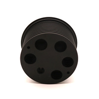Radiateur de lampe LED usiné CNC sur mesure par l'usine source, OEM ODM, précision 0,01 mm, MOQ 50