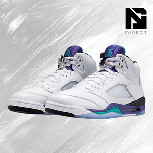 Air Jordan 5 Retro 'Grape' 2025, Suela de Goma Blanca Antideslizante, Zapatos Deportivos de Baloncesto, Zapatillas Casuales - Product Image 2