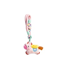 Pendentif en peluche cheval, porte-clés dessin animé original, accessoires de sac, vente en gros
