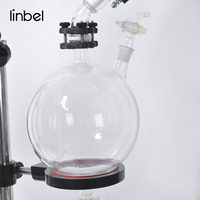 Réacteur en verre 1L 5L 10L 20L 50L 100L, Corps de réacteur en verre, Corps de chaudière en verre