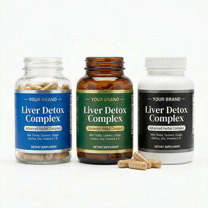 Formule Naturelle, Chardon-Marie, Curcuma, <span class=keywords><strong>Vitamine</strong></span> <span class=keywords><strong>D</strong></span>, Complément Double <span class=keywords><strong>D</strong></span>étoxifiant pour le Foie, avec Choline et <span class=keywords><strong>Vitamine</strong></span> E, Extrait <span class=keywords><strong>d</strong></span>'Eucalyptus - Product Image 5