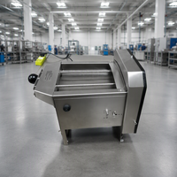 Machine à trancher les bananes plantains électrique automatique personnalisée avec logo, en acier inoxydable, capacité 300-500 kg/h, garantie 3 ans, certifiée CE