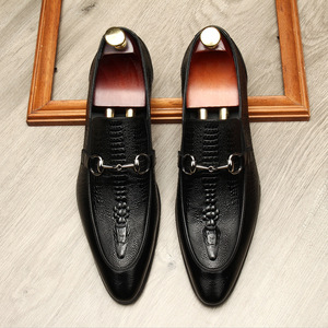 Chaussures décontractées pour hommes haut de gamme, personnalisées, rétro, basses, style business, à semelle en caoutchouc, antidérapantes, souples, imprimés animaux, collection automne - Product Image 3