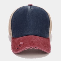 Gorras Trucker de Espuma de Alta Calidad, Personalizadas con Bordado, Malla Desgastada, Gorra Trucker Lavada