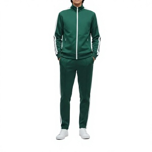 Conjunto Deportivo Verde para Mujer, Chaqueta con Cierre Completo y Cuello Alto, Estilo Deportivo, Corte Regular, Bolsillos Laterales, Secado Rápido, Transpirable, Poliéster - Product Image 5