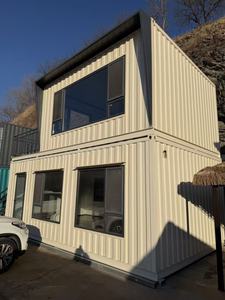 Expédition immédiate : Maison conteneur modulaire préfabriquée écologique <span class=keywords><strong>à</strong></span> double étage de 40 pieds, design contemporain en kit pour usage villa - Product Image 5