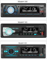 Autoradio 3927 Lecteur MP3 Radio FM Entrée Auxiliaire USB BT Audio Montage sur Tableau de Bord Lecteur CD Caméra de Recul Aide au Recul Fonction TPMS
