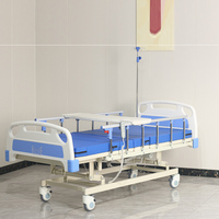 Assurance qualité électrique trois fonctions plaque intégrale estampage lit Surface tête de lit bleu garde-corps en alliage d'aluminium