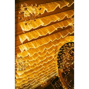 Cortinas Colgantes para Techo de Boda con Luces, Decoración para Salón, Cortinas Colgantes para Decoración de Eventos y Fiestas - Product Image 3
