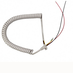 <span class=keywords><strong>Cable</strong></span> Espiral Personalizado JST RJ9 RJ11, <span class=keywords><strong>Cable</strong></span> Telefónico con Aislamiento de PVC y PU, <span class=keywords><strong>Cable</strong></span> Retráctil de Cobre con Resorte para Electrónicos - Product Image 2