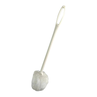 Brosse écouvillon de nettoyage de bouteille en polyester souple direct d'usine EcoClean White Light