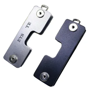 Desain baru pemegang kunci paduan aluminium/gantungan kunci dorong