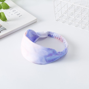 Bandeau de sport pour femme Jiemeirui, imprimé, en microfibre, anti-transpiration, pour fitness, yoga, course à pied - Product Image 4