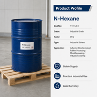 N-Hexane 95% CAS 110-54-3, Solvant Chimique de Qualité Industrielle, Vente en Gros, Fabricant, Fournisseur, Exportateur