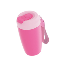 Gobelet isotherme à café de 400 ml sans BPA, avec cordon de transport, couleurs pastel macaron, logo personnalisé pour cadeau