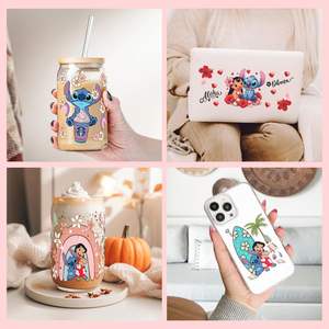 Pegatinas al por mayor personalizadas para oficina/trabajo con texto motivacional, envolturas UV para vasos, pegatinas PET a granel para transferencias de vasos de 16oz y 20oz - Product Image 5