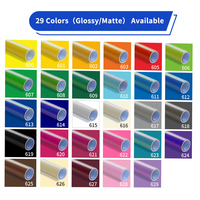 Rollos de vinilo adhesivo de PVC de corte Ultra fácil Belvitrr, pegatina de vinilo autoadhesiva de Color brillante, plotter de corte de salida de fábrica