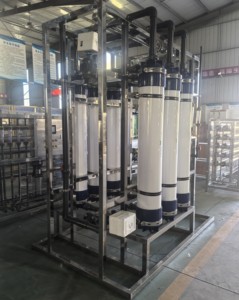 Système d'ultrafiltration en acier inoxydable UF avec filtre et lampe UV pour forage QJRO3F500LPH - Product Image 6