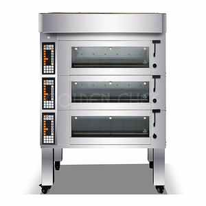 <span class=keywords><strong>Four</strong></span> électrique <span class=keywords><strong>professionnel</strong></span>, 3 plateaux, 3 plateaux, à contrôle électrique, boulanger, pain, commercial pour pâtisserie, piza, pour gâteaux - Product Image 3