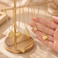 Collar con Colgante de Oro al por Mayor para Mujer, Cadena Fina, Joyería Elegante para Combinar, Regalo de Cumpleaños, Accesorios de Novia