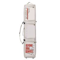 Sac à roulettes pour ski et snowboard en tissu Oxford 900D épais avec rembourrage en coton perlé de 5 mm, séparation humide/sec, grande capacité, style sac à dos