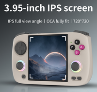Console de jeu vidéo portable avec écran IPS de 3,95 pouces, couleurs RVB RGCubeXX, joystick, batterie de 3800 mAh, connexion Wifi