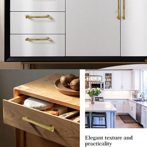 Modern Fashionable High Hardness Zinc Alloy <b>Door</b> <b>Handle</b> for Bedroom Kitchen <b>Wardrobe</b> Drawers - Product Image 5