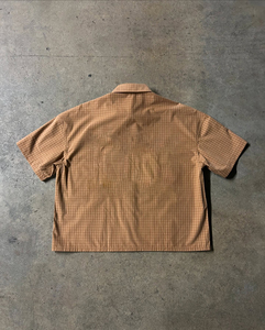เสื้อเชิ้ตสตรีทแวร์ลำลองสำหรับฤดูร้อน ดีไซน์เนอร์ แบรนด์ดัง ติดกระดุม ทรงบ็อกซี่ ลายสก็อต ผ้าฝ้าย 100% พร้อมโลโก้พิมพ์ - Product Image 3