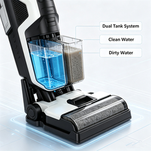 Nettoyeur de tapis portable 12KPa personnalisé, auto-nettoyant et auto-séchant, pour sols humides et secs - Product Image 3